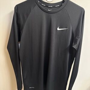 Nike Black Long Sleeve Dri-Fit Shirt
